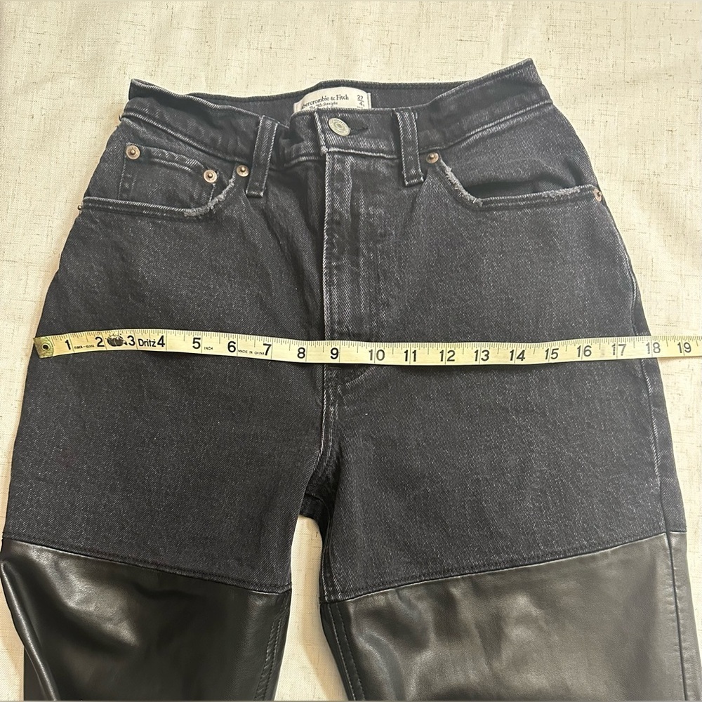 Abercrombie & Fitch Black Straight Leg Jeans - Picture 8 of 12